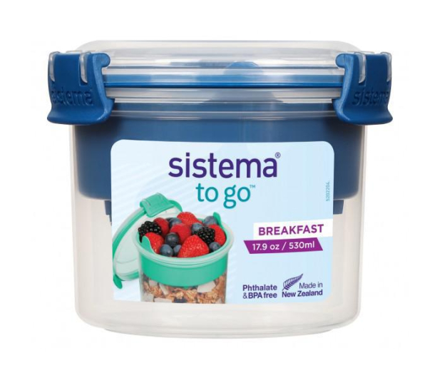 SISTEMA Pojemnik śniadaniówka Breakfast To Go 530ml (21355) - 1477887 - zdjęcie 2